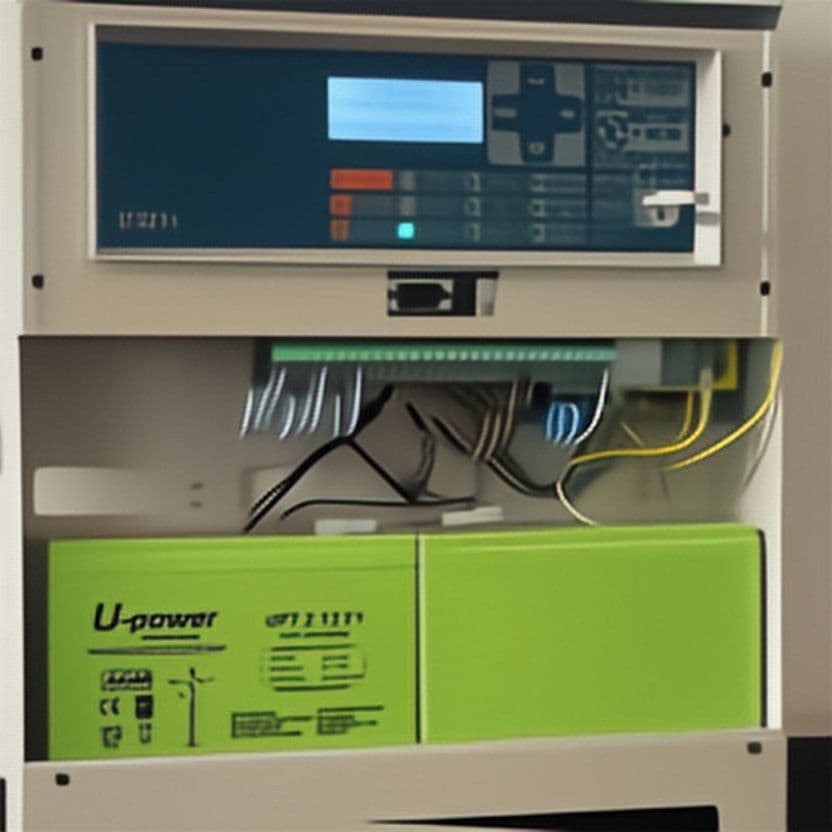 Centrale d'alarme avec batteries de secours