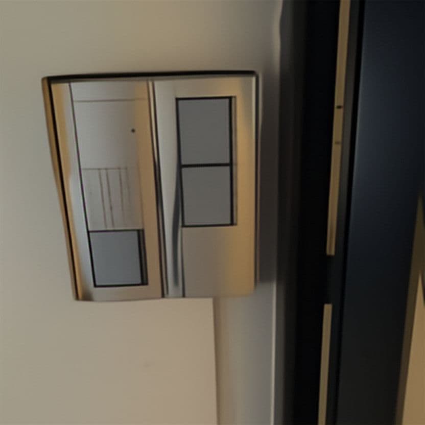 Tableaux électriques encastrés avec portes de finition